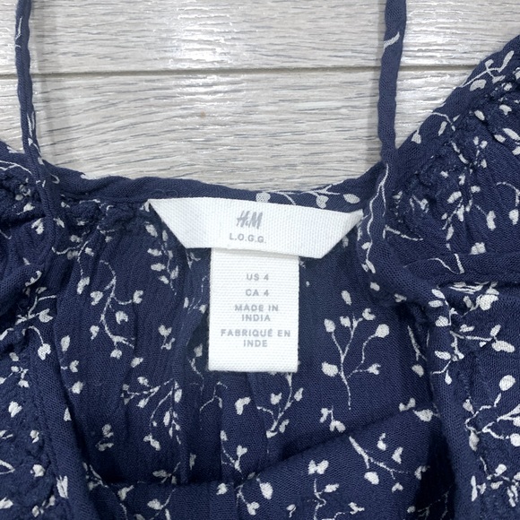 H&M Flowy Blue Floral Tank - Picture 3 of 3